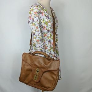 Fratini | Vintage leather satchel